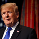 President Donald Trump, an unindicted co-conspirator, appears at the Pentagon on January 17, 2019